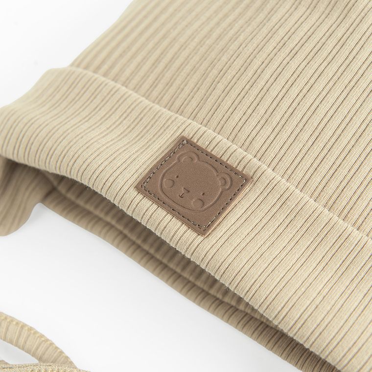 Cool Club, Caciula pentru baieti, cu snur, maro