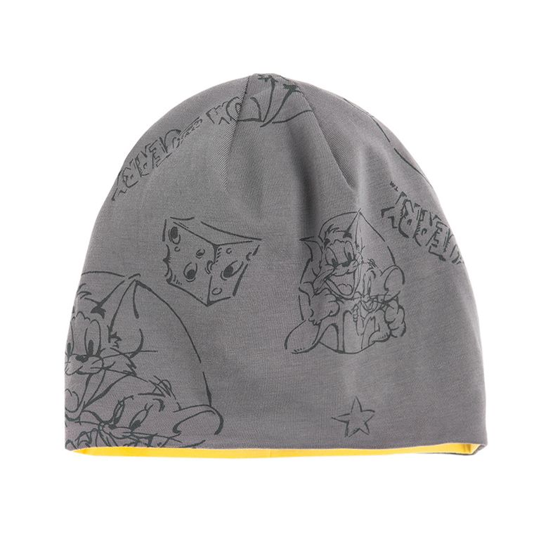 Cool Club, Caciula pentru baieti, galben, imprimeu Tom & Jerry