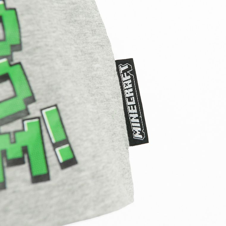 Cool Club, Caciula pentru baieti, gri, imprimeu Minecraft