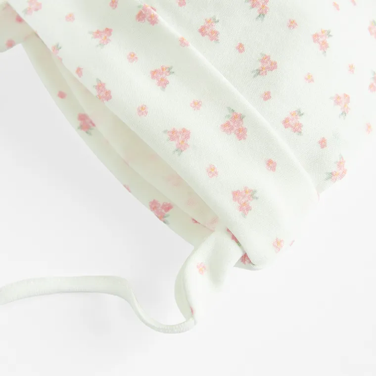 Cool Club, Caciula pentru fete, cu snur, alb