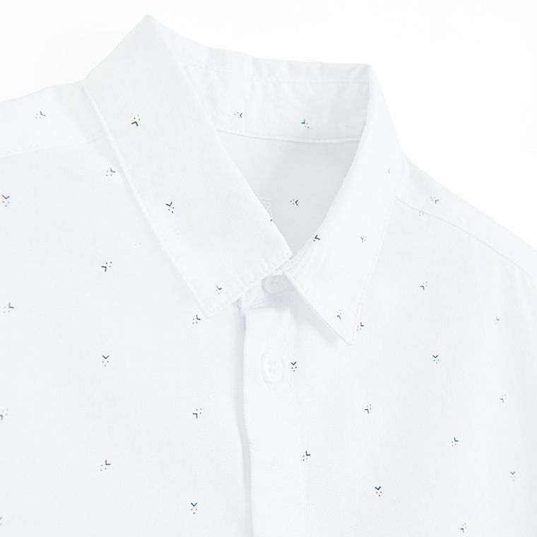 Cool Club, Camasa cu maneca lunga pentru baieti, alb