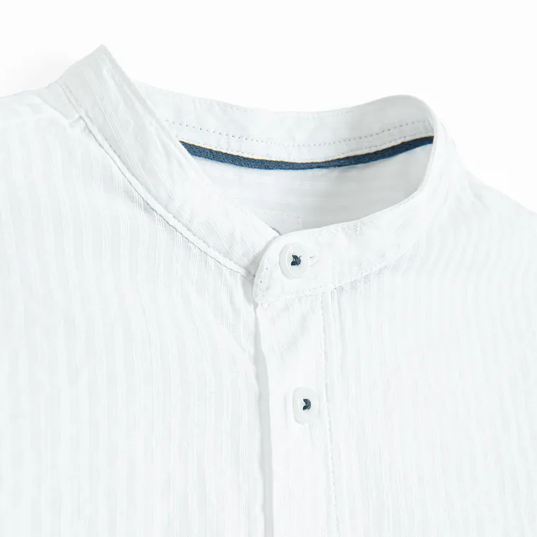 Cool Club, Camasa cu maneca lunga pentru baieti, alb
