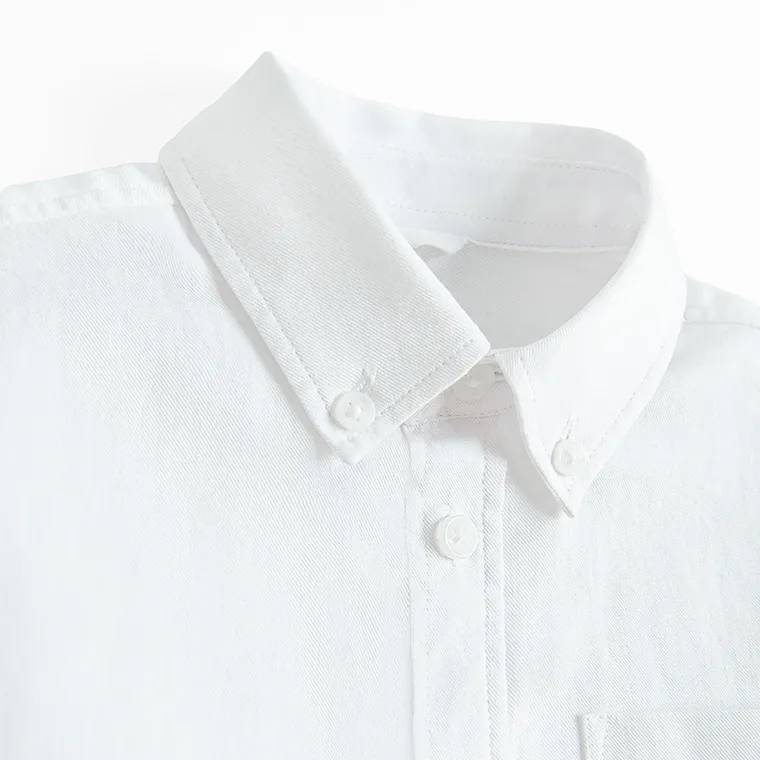 Cool Club, Camasa cu maneca lunga pentru baieti, regular, alb