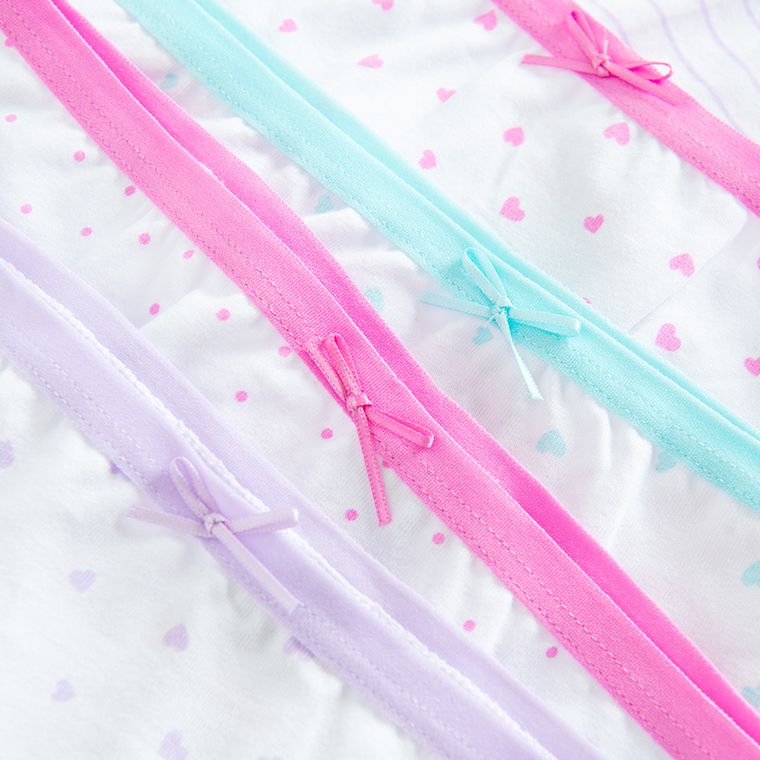 Cool Club, Chilotei pentru fete, alb, set, 5 buc.