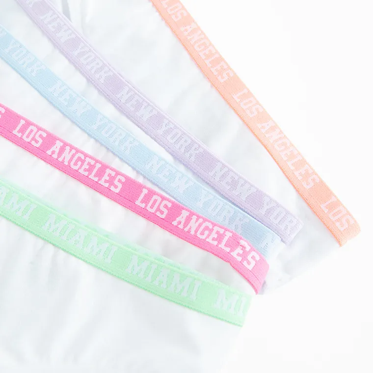 Cool Club, Chilotei pentru fete, alb, set, 5 buc.