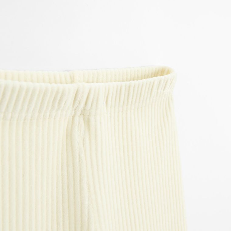 Cool Club, Colanti pentru fete, evazati, velur, ecru