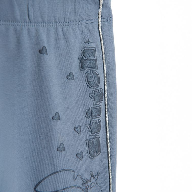 Cool Club, Colanti pentru fete, flare, caldurosi, albastru, imprimeu Lilo si Stitch