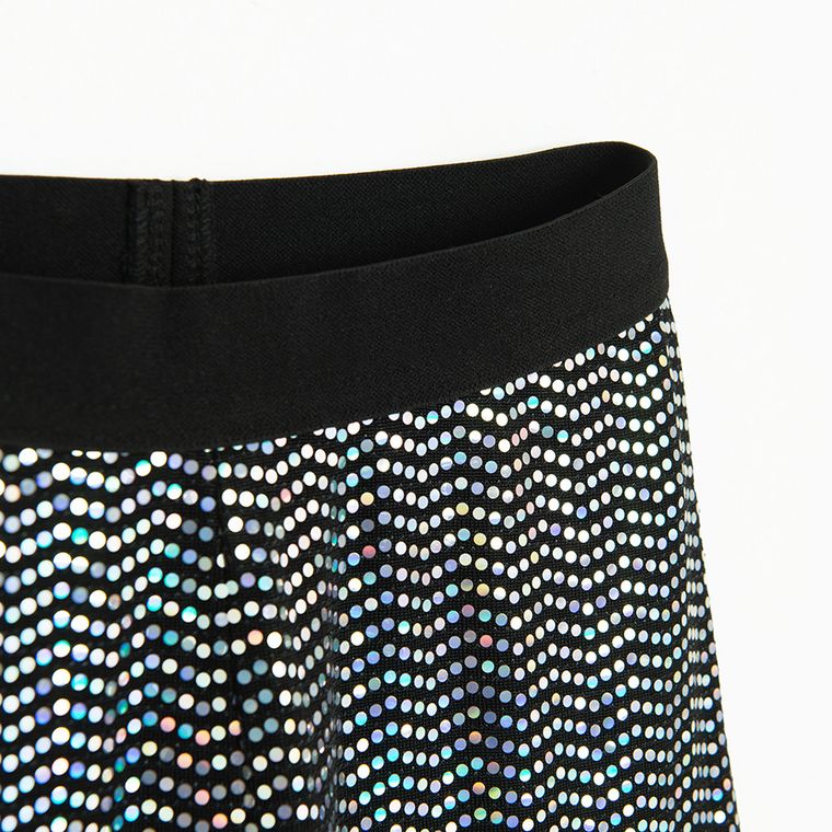 Cool Club, Colanti pentru fete, flare, negru holo