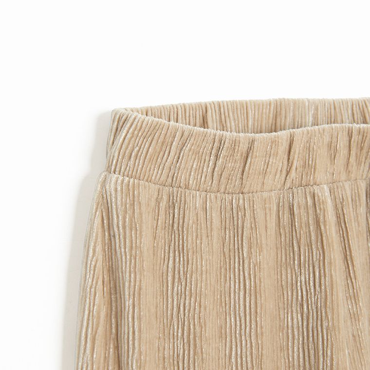 Cool Club, Colanti pentru fete, flare, velur, bej