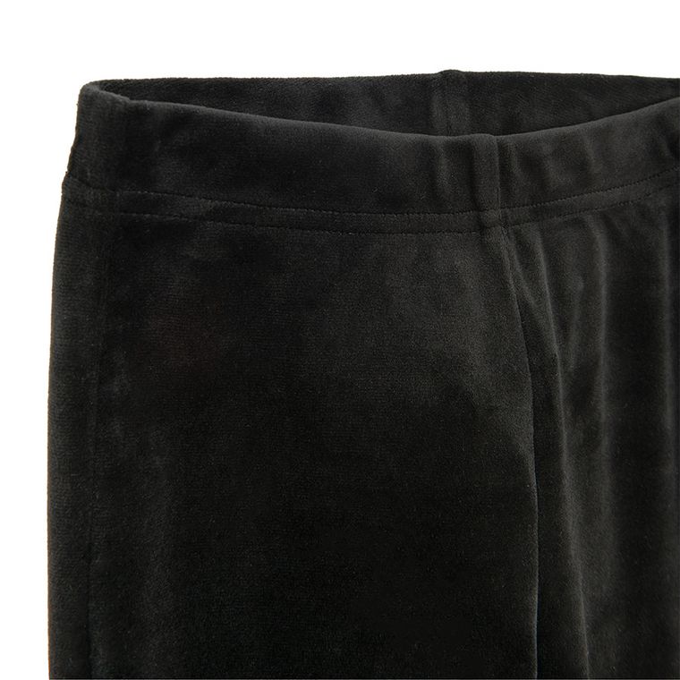 Cool Club, Colanti pentru fete, flare, velur, negru