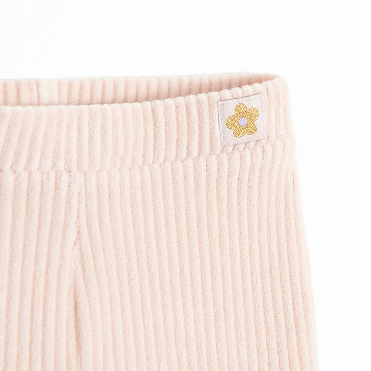 Cool Club, Colanti pentru fete, velur, flare, roz deschis