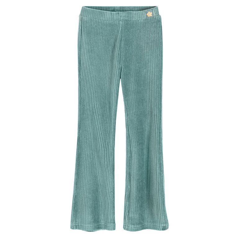 Cool Club, Colanti pentru fete, velur, flare, verde