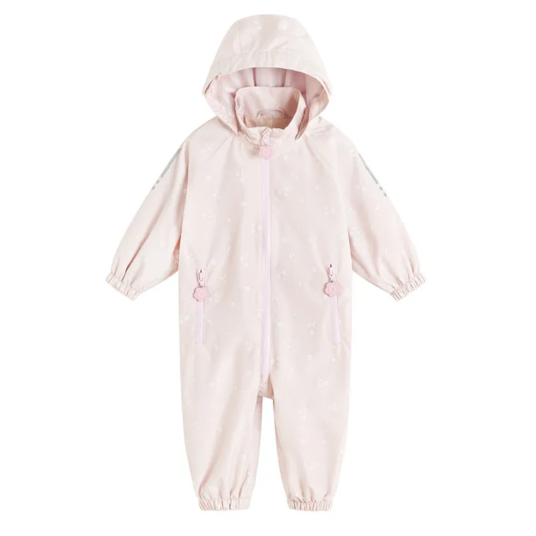 Cool Club, Combinezon impermeabil cu gluga pentru fete, roz