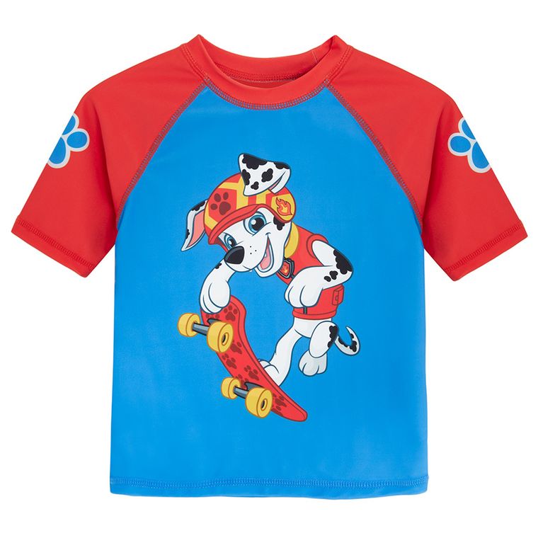 Cool Club, Costum de baie din doua piese pentru baieti, UV 50, mix, imprimeu Paw Patrol
