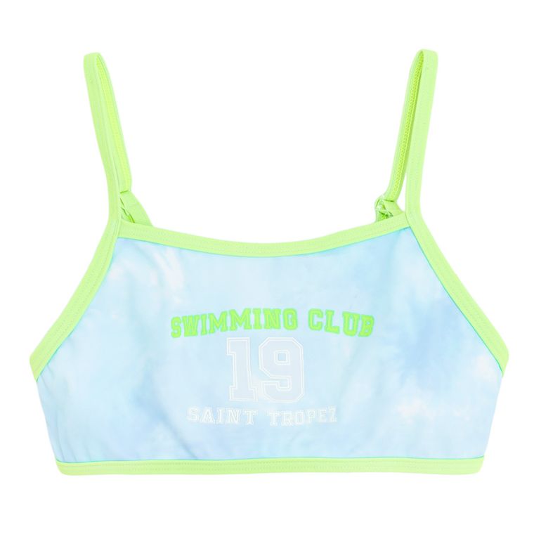 Cool Club, Costum de baie din doua piese pentru fete, UV 50, albastru