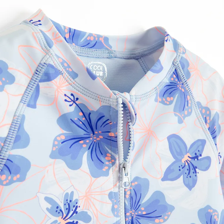 Cool Club, Costum de baie pentru fete, UV 50, albastru