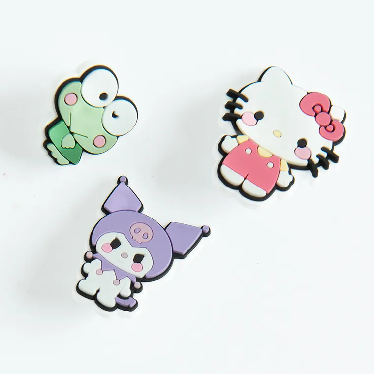 Cool Club, Decoratiuni pentru incaltaminte pentru fete, mix, imprimeu Hello Kitty and Friends, set, 6 buc.