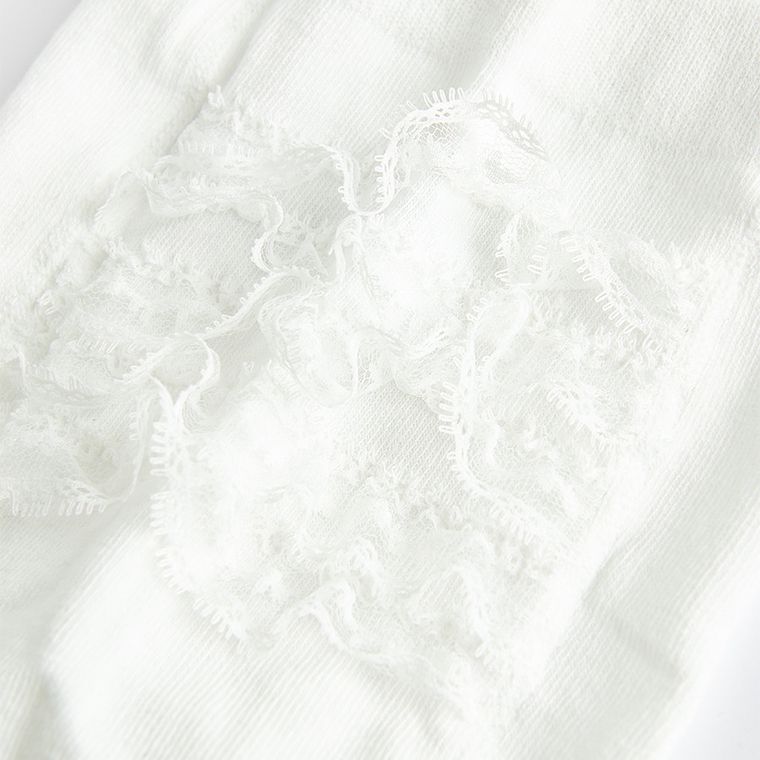 Cool Club, Dresuri cu talpa antiderapanta pentru fete, alb