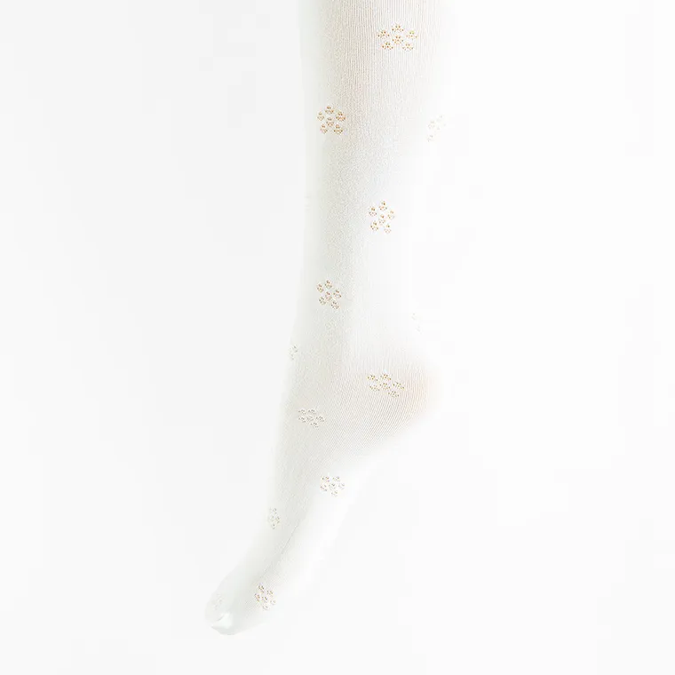 Cool Club, Dresuri pentru fete, alb, microfibra, 60 DEN, set, 2 buc.