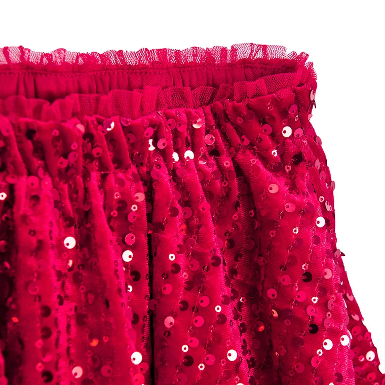Cool Club, Fusta pentru fete, velur, rosu
