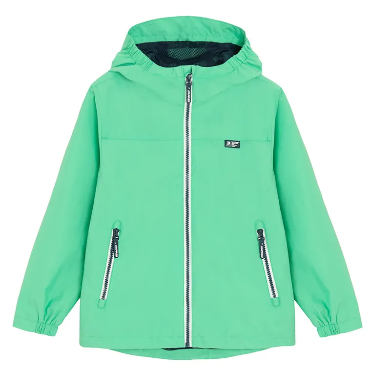 Cool Club, Geaca de ploaie cu gluga pentru baieti, verde