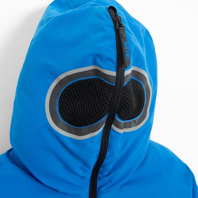 Cool Club, Geaca de schi cu gluga pentru baieti, calduroasa, albastru