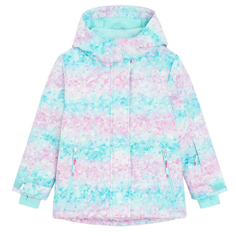 Cool Club, Geaca de schi cu gluga pentru fete, calduroasa, mix