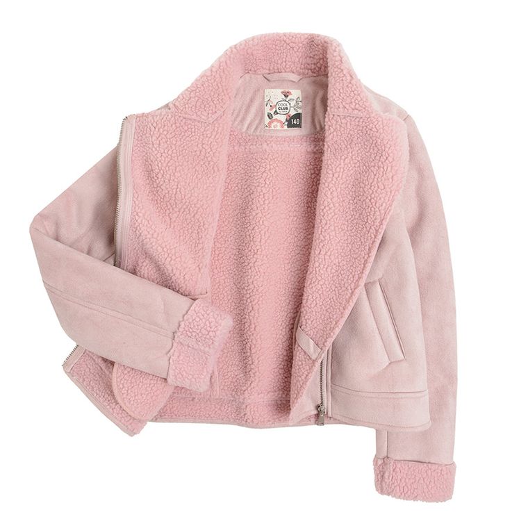 Cool Club, Geaca tip cojoc pentru fete, culoare roz