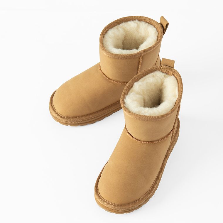 Cool Club, Ghete de iarna pentru fete, maro, calduroase