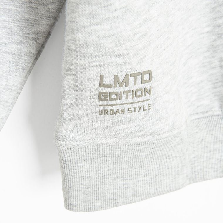 Cool Club, Hanorac cu gluga pentru baieti, calduros, oversize, gri