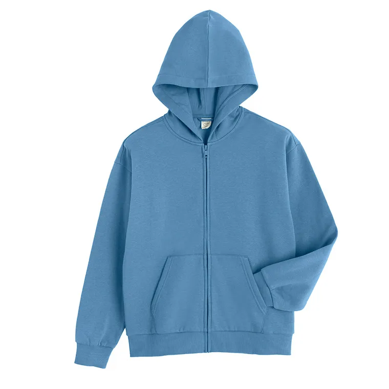Cool Club, Hanorac cu gluga pentru baieti, cu fermoar, albastru