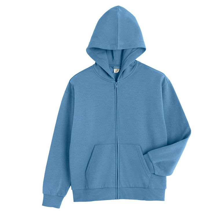 Cool Club, Hanorac cu gluga pentru baieti, cu fermoar, albastru