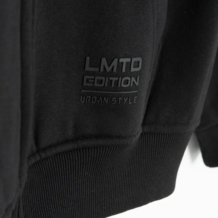 Cool Club, Hanorac cu gluga pentru baieti, cu fermoar, calduros, oversize, negru