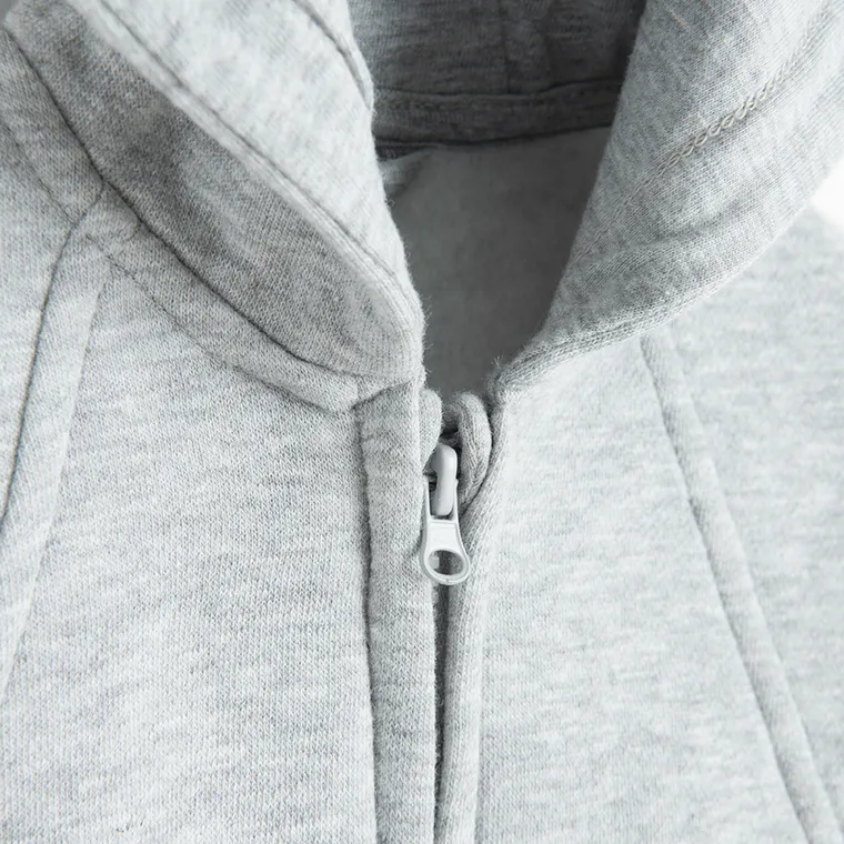 Cool Club, Hanorac cu gluga pentru baieti, cu fermoar, gri