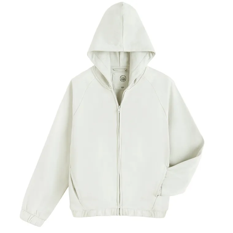 Cool Club, Hanorac cu gluga pentru baieti, cu fermoar, gri