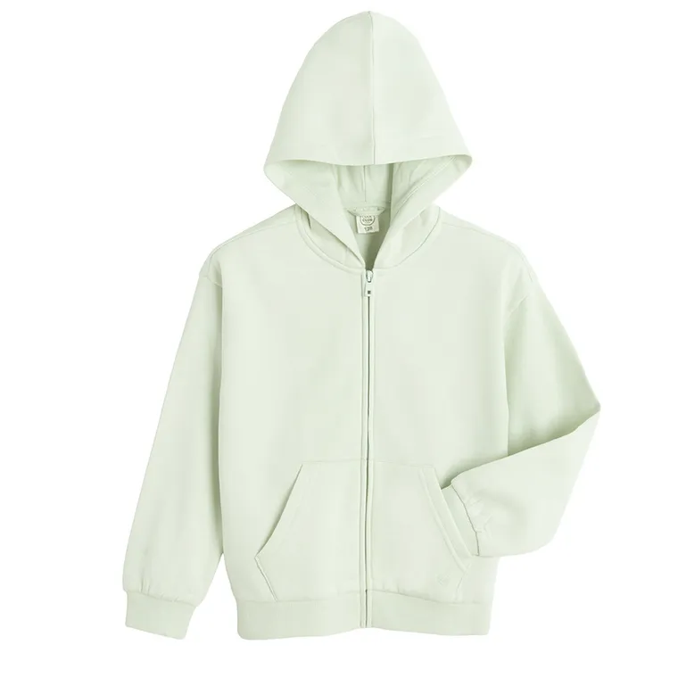 Cool Club, Hanorac cu gluga pentru baieti, cu fermoar, turcoaz
