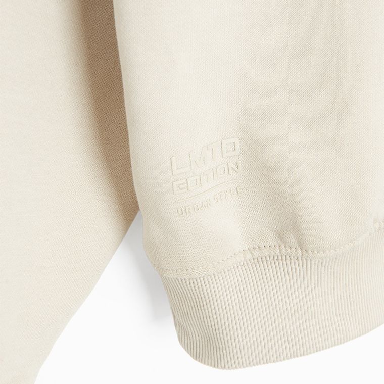 Cool Club, Hanorac cu gluga pentru baieti, oversize, bej