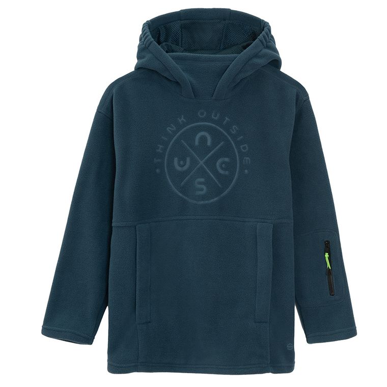 Cool Club, Hanorac cu gluga pentru baieti, polar, bleumarin