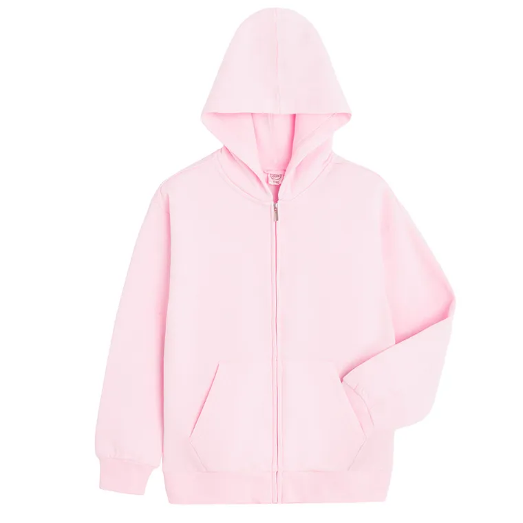 Cool Club, Hanorac cu gluga pentru fete, cu fermoar, cu fermoar, roz