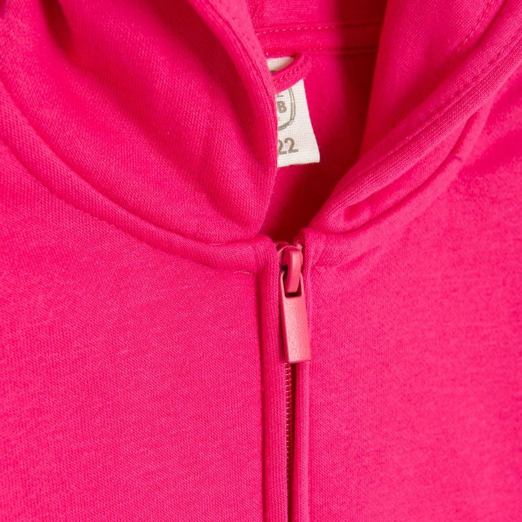 Cool Club, Hanorac cu gluga pentru fete, cu fermoar, roz