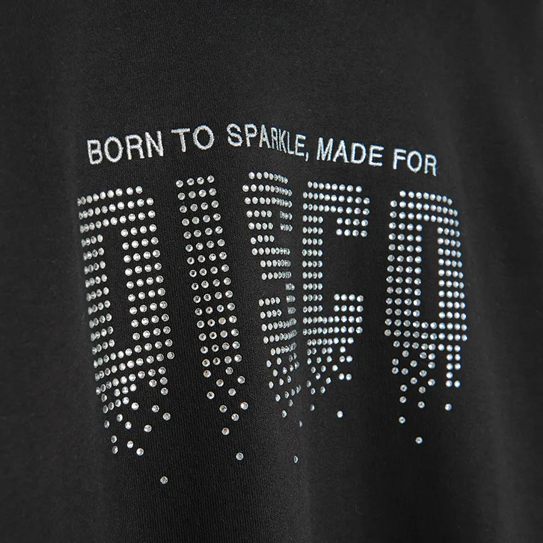 Cool Club, Hanorac cu gluga pentru fete, negru