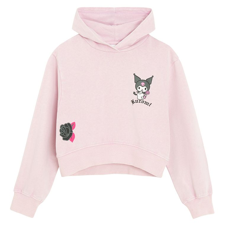 Cool Club, Hanorac cu gluga pentru fete, violet, imprimeu Hello Kitty