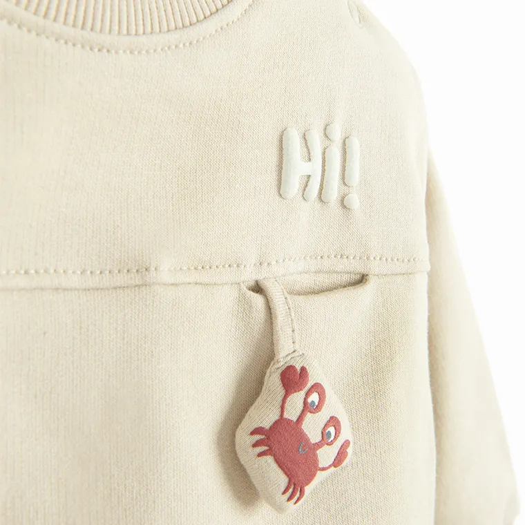 Cool Club, Hanorac pentru baieti, bej