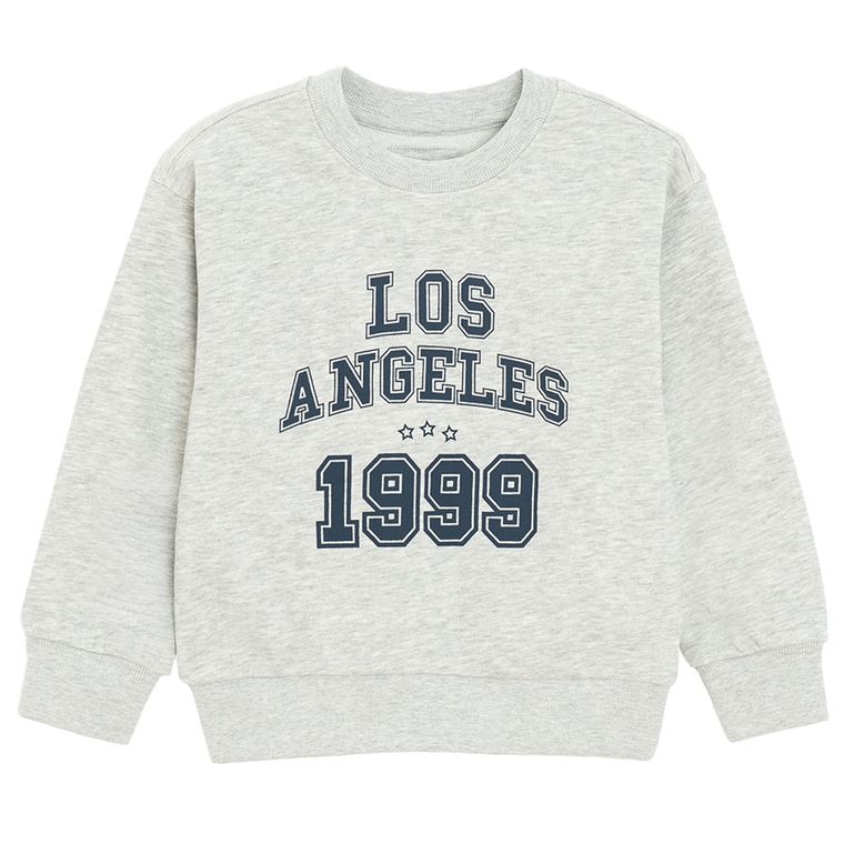 Cool Club, Hanorac pentru baieti, gri melanj