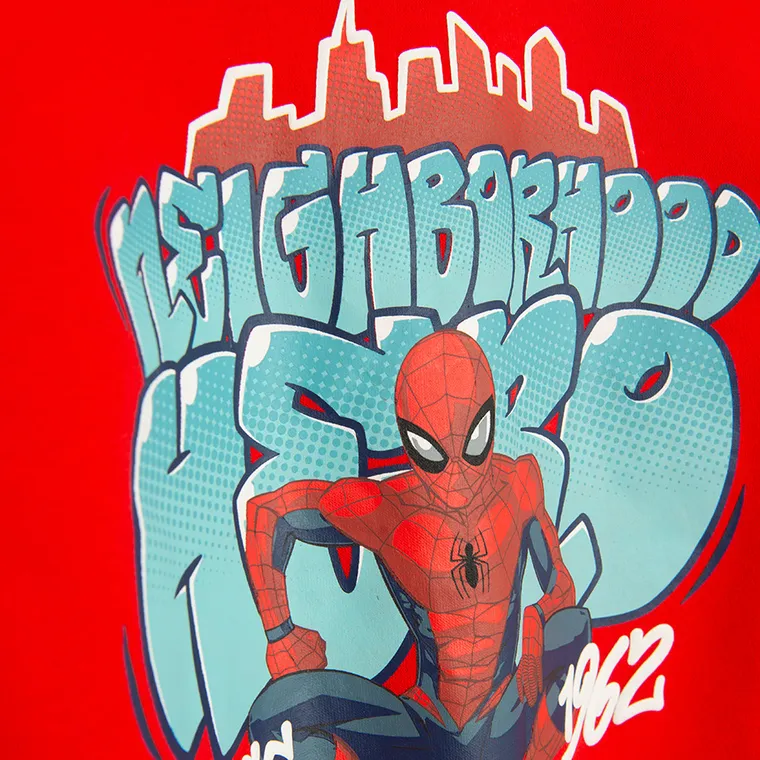 Cool Club, Hanorac pentru baieti, rosu, imprimeu Spider-Man