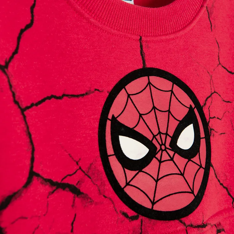 Cool Club, Hanorac pentru baieti, rosu, imprimeu Spider-Man