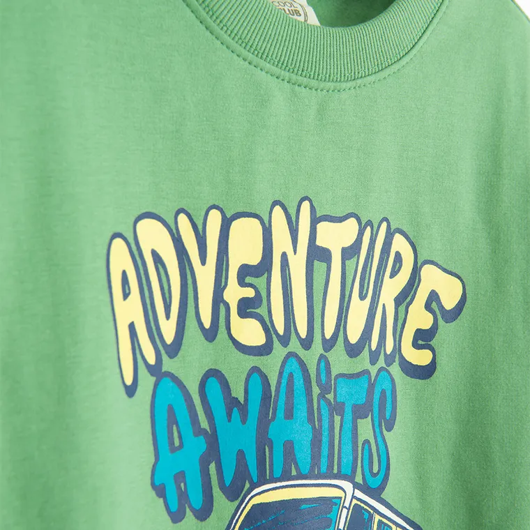 Cool Club, Hanorac pentru baieti, subtire, verde