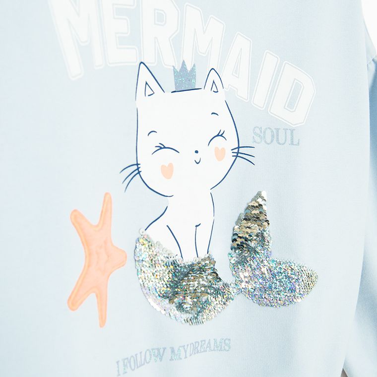 Cool Club, Hanorac pentru fete, albastru