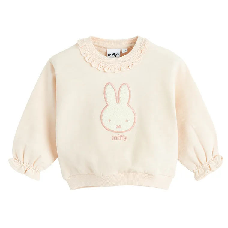 Cool Club, Hanorac pentru fete, bej, imprimeu Miffy