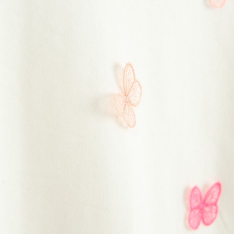 Cool Club, Hanorac pentru fete, calduros, alb